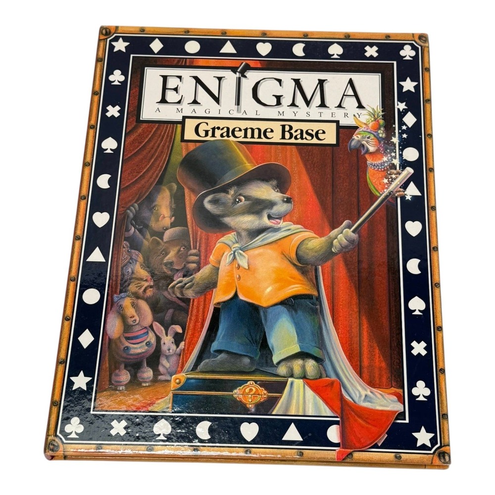 Enigma A Magical Mystery Graeme Base Hardcover First Edition 2008‎ Signed